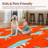 Fun and Energetic Wildlife Motif(Red)