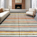 Ultra Soft Area Rug, Non Slip, Stain Resistant, Washable Area Rugs for Living Room, Bedroom, Vibrant Eclectic Boho Patterned Accent(Yellow)