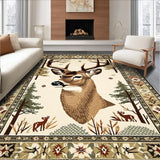 Elegant Contemporary Deer Artwork(Beige)