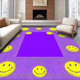Eclectic Playful Smiling Motif(Purple)