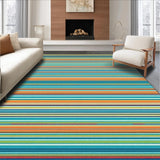 Ultra Soft Area Rug, Non Slip, Stain Resistant, Washable Area Rugs for Living Room, Bedroom, Playful Whimsical Swirl Design(Orange)
