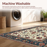 Lush Abstract Artistry in Blue(Beige)