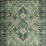 Chic Vintage Inspired Trellis Look(Blue)