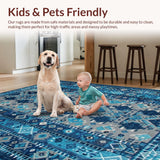 Artistic Modern Lattice Design(Blue)