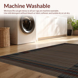 Ultra Soft Area Rug, Non Slip, Stain Resistant, Washable Area Rugs for Living Room, Bedroom, Luxe Grizzly Brown Textured Style(Brown)