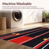 Energetic Start Finish Line Layout(Red)