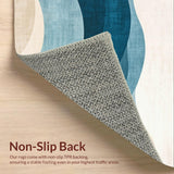 Elegant Blue Toned Artful Design(Beige)