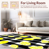 Contemporary Black and Yellow Fusion(Black)