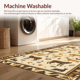 Eco Friendly Safari Style Floor Decor(Beige)