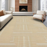 Contemporary Tan Diamond Weave(Beige)