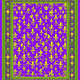 Ultra Soft Area Rug, Non Slip, Stain Resistant, Washable Area Rugs for Living Room, Bedroom, Vibrant Carnival Color Splash(Purple)