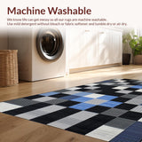 Contemporary Minimalist Checkered Style(Black)