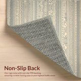 Beige Featuring Intricate Tribal Inspired Design and Unique Elements(Beige)