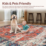 Artistic Coral and Blue Fusion(Red)