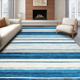 Contemporary Lattice Blue Hues(Blue)