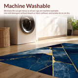 Dynamic Color Contrast Marble Design(Blue)