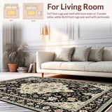 Sophisticated Faded Botanical Print(Black)