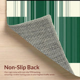 Stylish Geometric White and Green(Green)