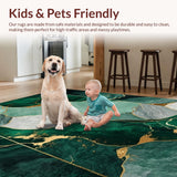 Luxe Gray Fluid Design Element(Green)