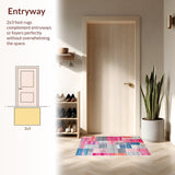 Vibrant Multicolor Faded Aesthetic(Pink)