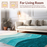 Contemporary Ombre Aqua Gradient(Blue)