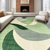 Ultra Soft Area Rug, Non Slip, Stain Resistant, Washable Area Rugs for Living Room, Bedroom, Contemporary Sage Green Bedroom Minimalist Floor Rug(Gray)