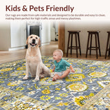 Sophisticated Floral Tiled Composition(Gray)