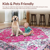 Eclectic Hot Pink Textured Elegance(Pink)