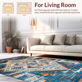 Warm Earthy Floral Impression(Blue)