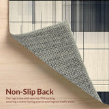 Contemporary White Patterned Surface(Beige)