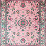 Ultra Soft Area Rug, Non Slip, Stain Resistant, Washable Area Rugs for Living Room, Bedroom, Whimsical Soft Blooming Motif(Pink)