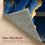 Contemporary Abstract Color Splash(Blue)