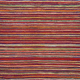 Ultra Soft Area Rug, Non Slip, Stain Resistant, Washable Area Rugs for Living Room, Bedroom, Primitive Red Braided Rug for Cozy Small Spaces(Red)