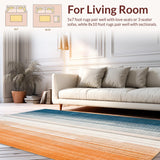 Boho Style Area Sunset Hues(Orange)