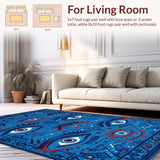 Artful Vintage Diamond Layout(Blue)