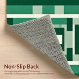 Cozy Rustic Geometric Appeal(Green)