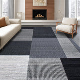 Chic Monochrome Geometric Structure(Black)