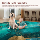 Elegant Teal Marble Aesthetic(Blue)