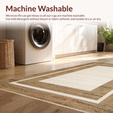 Elegant Geometric Border Arrangement(Beige)