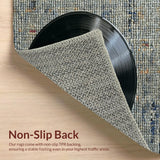 Ultra Soft Area Rug, Non Slip, Stain Resistant, Washable Area Rugs for Living Room, Bedroom, Black Music Record Bedroom Non-Slip Area Rug(Black)