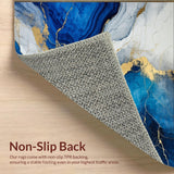 Luxurious Blue and Gold Abstract(Blue)