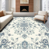 Ultra Soft Area Rug, Non Slip, Stain Resistant, Washable Area Rugs for Living Room, Bedroom, Elegant Soft Ivory and Gray Palette(Beige)