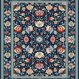 Charming Rustic Textured Design(Blue)