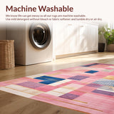 Chic Vibrant Geometric Arrangement(Pink)