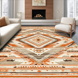 Modern Tiled Symmetrical Arrangement(Orange)