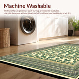 Beige & Black Geometric Area(Beige)