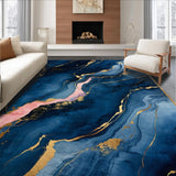 Dynamic Navy Pink Gradient Design(Blue)