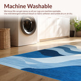 Elegant Textured Linear Elements(Blue)