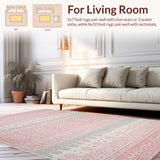 Minimalist Symmetrical Pink Grey Scheme(Pink)