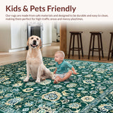 Artful Distressed Ogee Design(Blue)